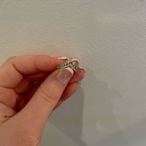 Pandora rose gold wishbone ring